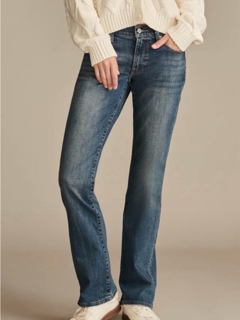 Lucky Brand Sweet Mid Rise Boot Jeans Women’s 2/26 Blue Bootcut NWOT